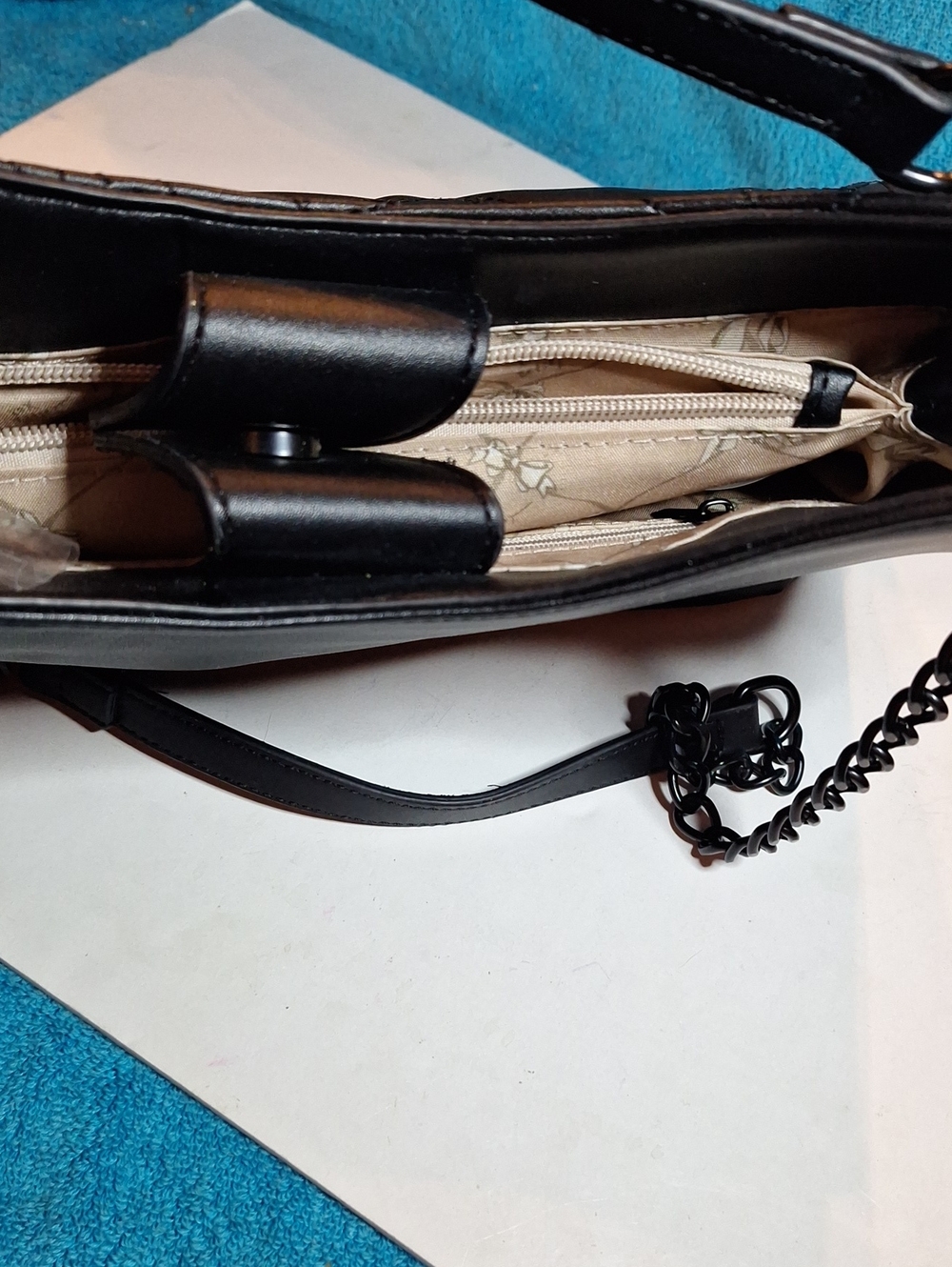 Betsey Johnson Black Star Pattern Purse NWT, Xotalia - Picture 11 of 16